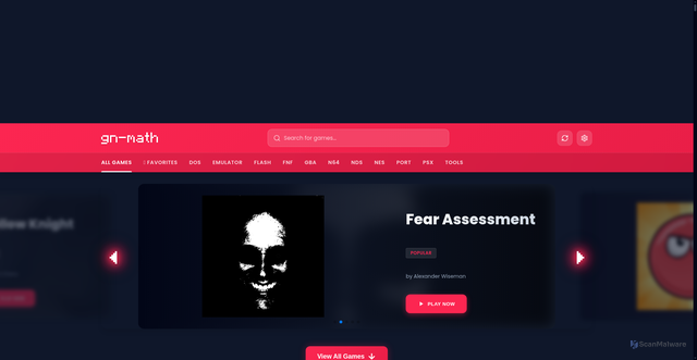 Security scan screenshot of https://jdpxzwww.update.32juegosfacebook-zynga.gn-math.dev/