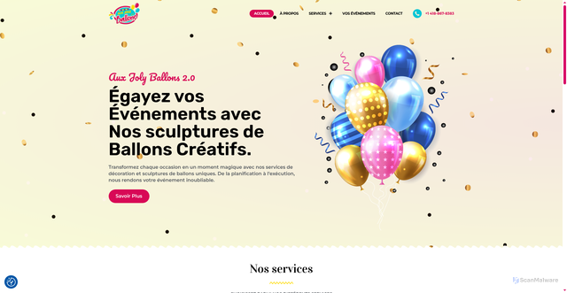 Security scan screenshot of https://nicolas3007.online