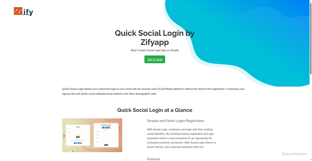 Security scan screenshot of https://zifyapp.com