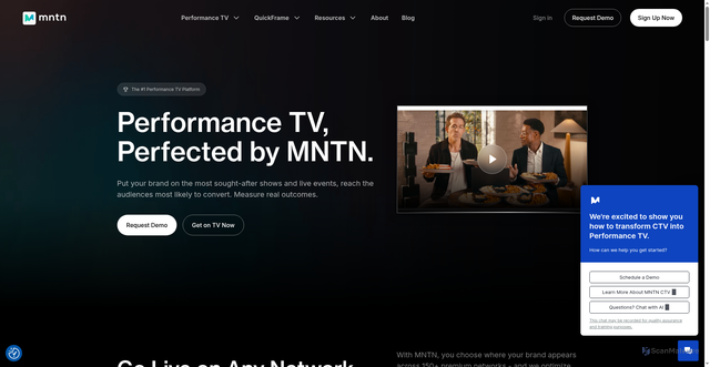 Security scan screenshot of https://mountain.com/