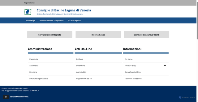 Security scan screenshot of https://www.consigliodibacinolv.it/hh/index.php?jvs=0&acc=1