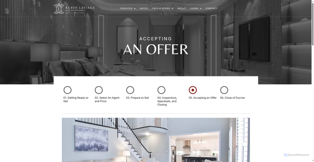 Security scan screenshot of https://onlinelasvegashomes.com/sellers/prepare-to-sell/