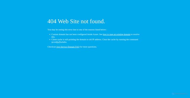 Security scan screenshot of https://waws-prod-blu-43e076e5.sip.p.azurewebsites.windows.net