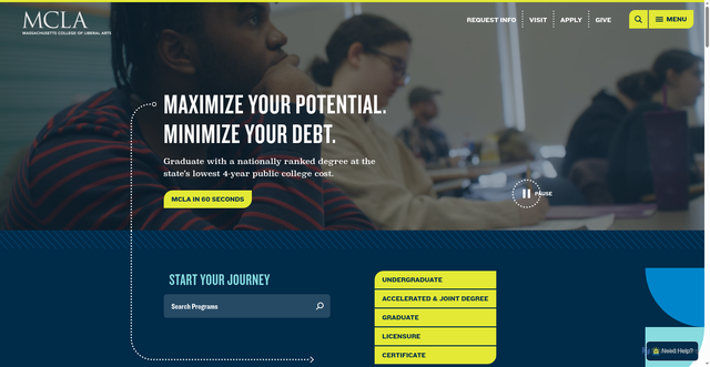 Security scan screenshot of https://mcla.edu