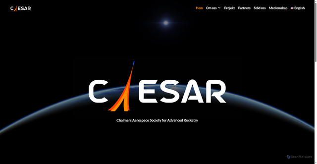 Security scan screenshot of https://caesar.se