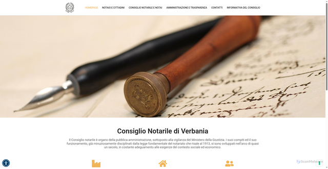 Security scan screenshot of https://www.consiglioverbania.it/