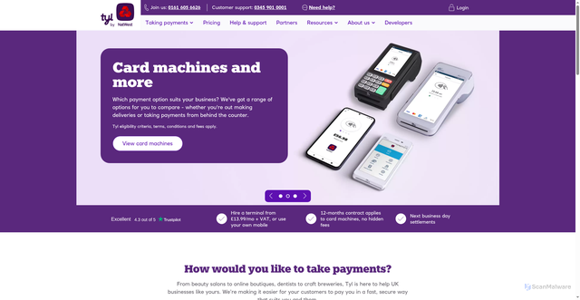 Security scan screenshot of https://natwestpayments.com