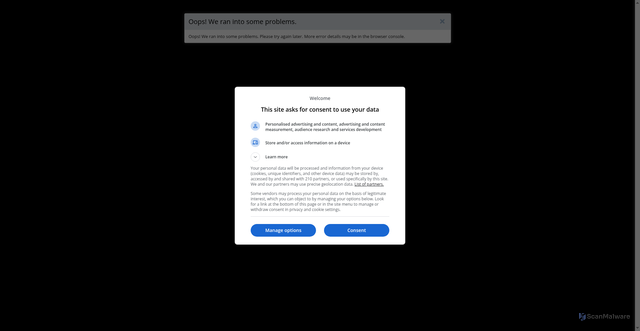 Security scan screenshot of https://www.avnirvana.com