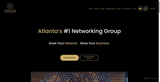 Security scan screenshot of https://www.buckheadnetworkinggroup.com/