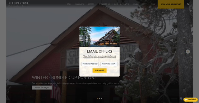 Security scan screenshot of https://yellowstonenationalparklodges.com