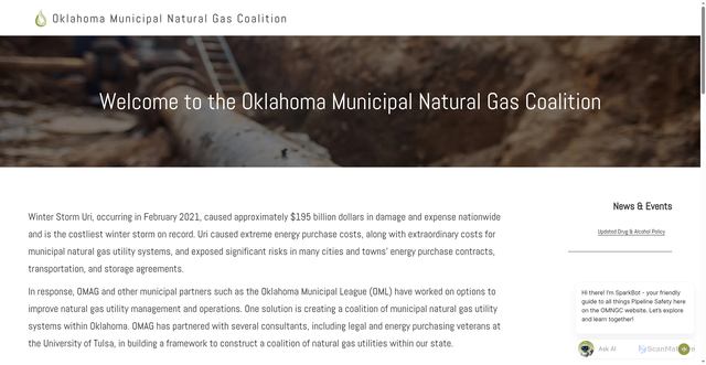 Security scan screenshot of https://www.omngc.org/