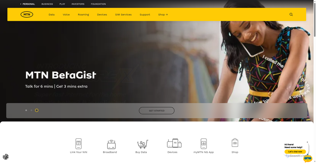 Security scan screenshot of apps.mtn.ng