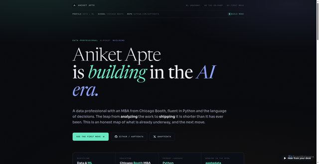 Security scan screenshot of aniketapte-ai.pages.dev