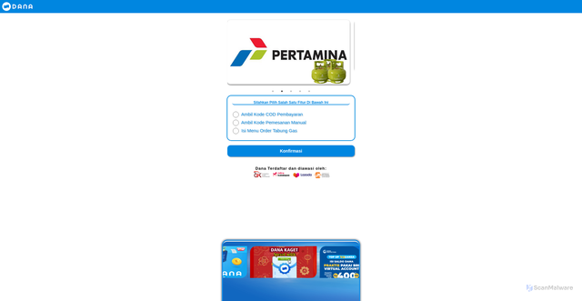 Security scan screenshot of http://pertamina-pemesanan-ia.vercel.app/