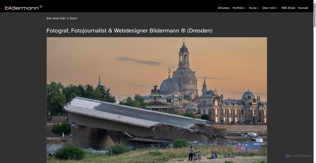 Security scan screenshot of https://bildermann.de/