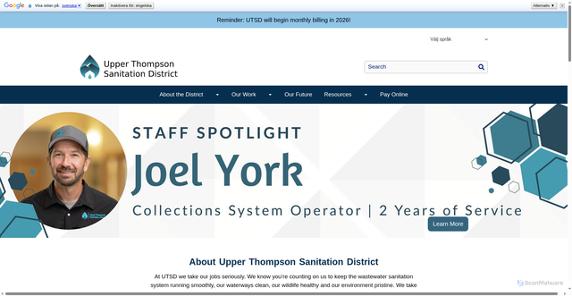 Security scan screenshot of https://utsd.colorado.gov/