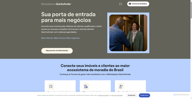 Security scan screenshot of https://rede.quintoandar.com.br