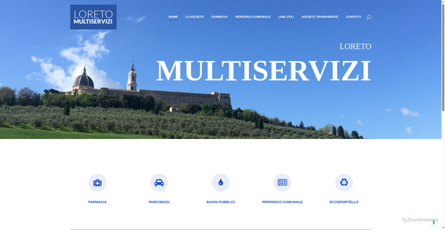 Security scan screenshot of https://www.loretomultiservizi.it/