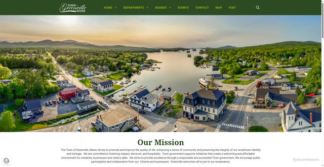 Security scan screenshot of https://greenvilleme.gov/