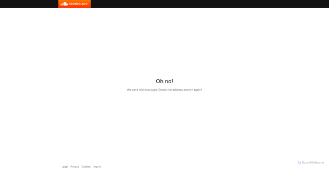 Security scan screenshot of https://secure.soundcloud.com/