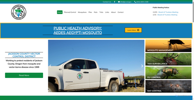 Security scan screenshot of https://jcvcd.gov/