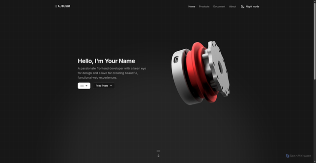 Security scan screenshot of https://multiplepage-portfolio-car1-zu50c1lfx6.edgeone.app/