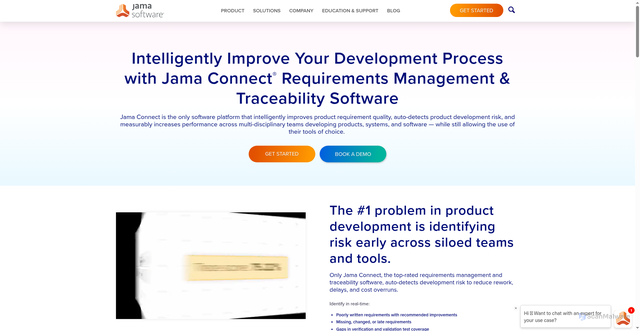 Security scan screenshot of https://jamasoftware.com