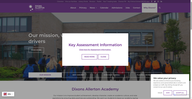 Security scan screenshot of https://www.dixonsaa.com/