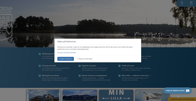 Security scan screenshot of https://kalmar.se/