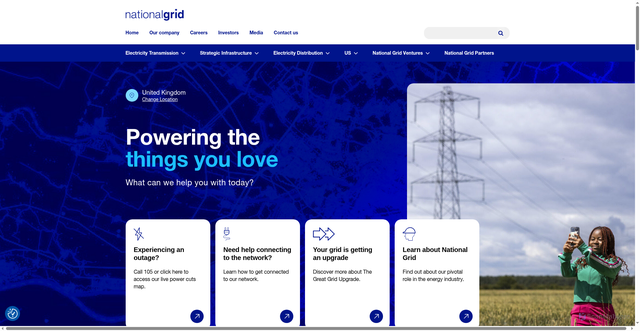 Security scan screenshot of https://www.nationalgrid.com