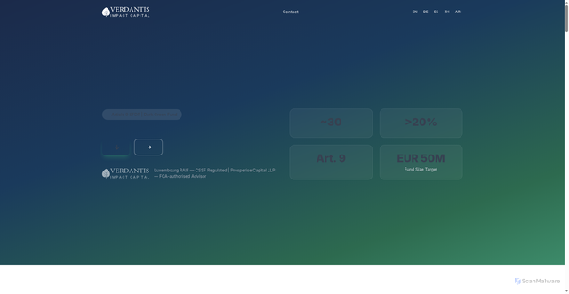 Security scan screenshot of http://verdantis.pages.dev/