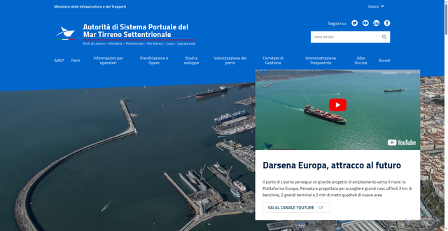 Security scan screenshot of https://www.portialtotirreno.it