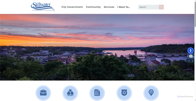 Security scan screenshot of https://www.stillwatermn.gov/