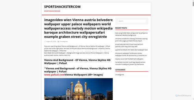 Security scan screenshot of https://sportshackstercom.pages.dev/post/imagevideo-wien/