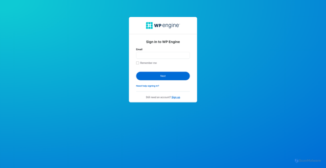 Security scan screenshot of https://identity.wpengine.com