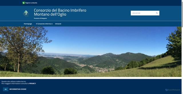 Security scan screenshot of https://www.bimoglio.it/hh/index.php