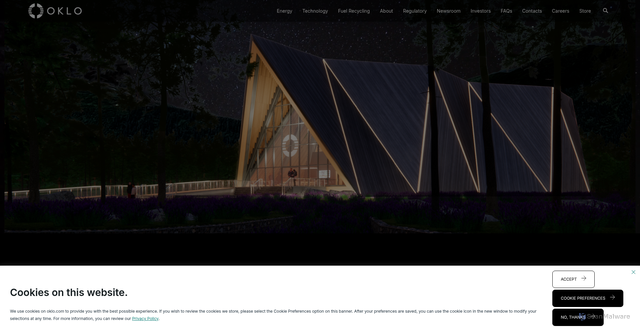 Security scan screenshot of https://oklo.com/overview/default.aspx