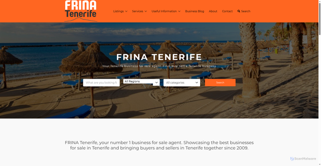 Security scan screenshot of https://tenerife-business.com/