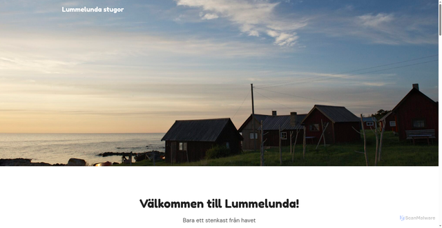 Security scan screenshot of https://lummelundavandrarhem.se