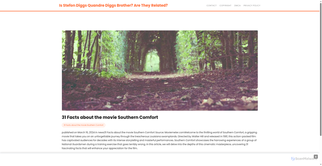 Security scan screenshot of https://hatchertechhugo-oks6fkdy8b.edgeone.app/20594-31-facts-about-the-movie-southern-comfort.html