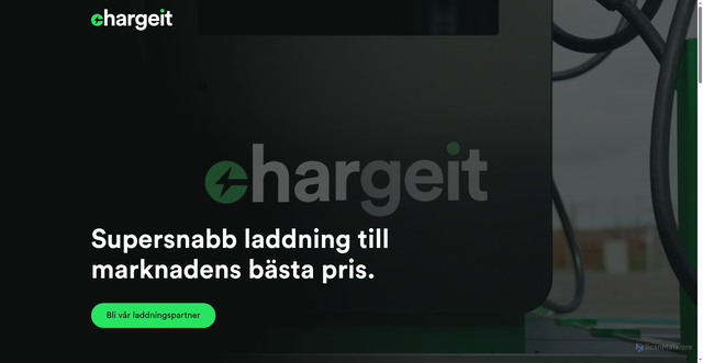 Security scan screenshot of https://chargeit.se