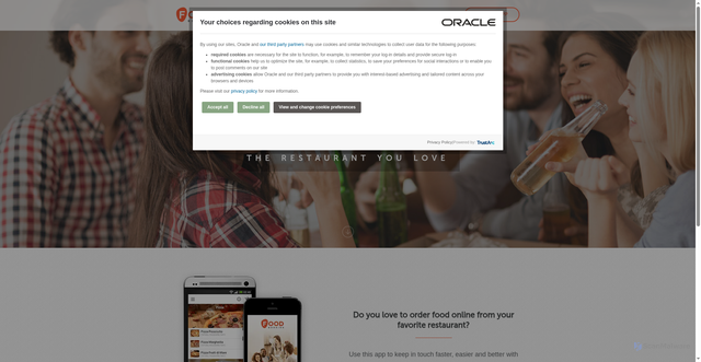 Security scan screenshot of https://foodbooking.com