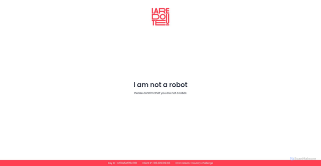 Security scan screenshot of https://laredoute.com